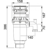 Измельчитель пищевых отходов Franke Turbo Elite TE-75S 134.0607.344
