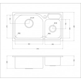Кухонная мойка Oulin OL-H9818
