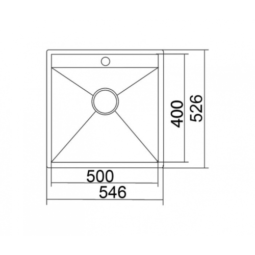 Кухонная мойка Oulin OL-F121X