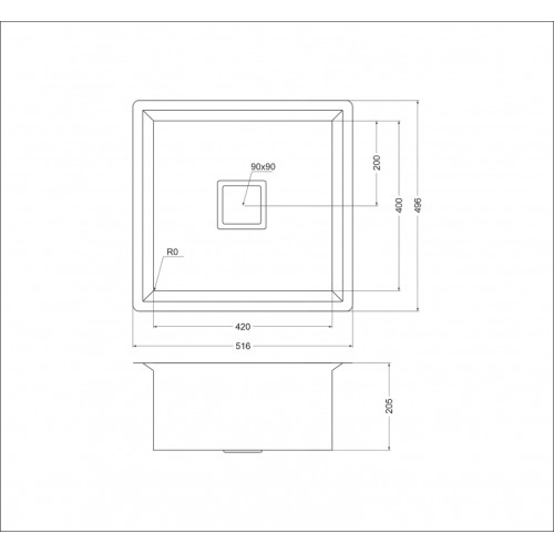 Кухонная мойка Oulin OL-FU114