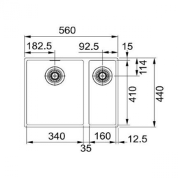 Кухонная мойка Franke SID 160 144.0603.821 серый