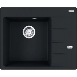 Кухонная мойка Franke CNG 611/211-62 TL черный матовый чаша слева 114.0639.712