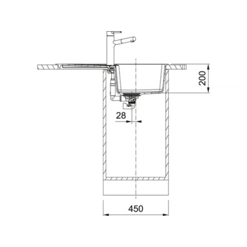Кухонная мойка Franke CNG 611/211-78 оникс 114.0639.689