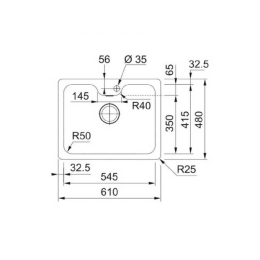 Кухонная мойка Franke BCX 110-55 TL 122.0689.806 нержавеющая сталь полированная