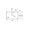 Кухонная мойка Franke BCX 610-81 TL 101.0689.879 нержавеющая сталь полированная