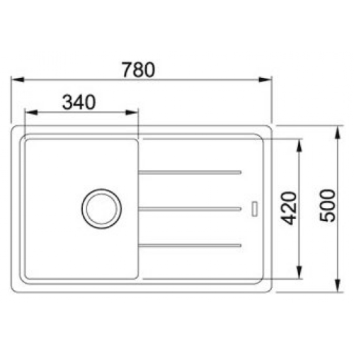 Кухонная мойка Franke BFG 611-78 оникс 114.0275.938
