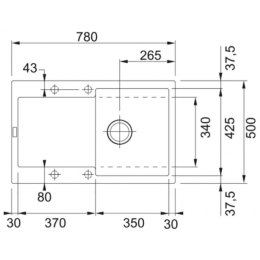 Кухонная мойка Franke MRG 611-78 оникс 114.0157.493