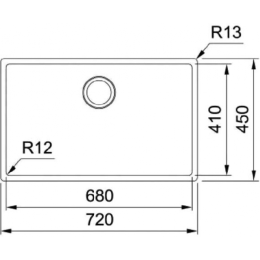 Кухонная мойка Franke BXX 210-68 нержавеющая сталь полированная 127.0677.199