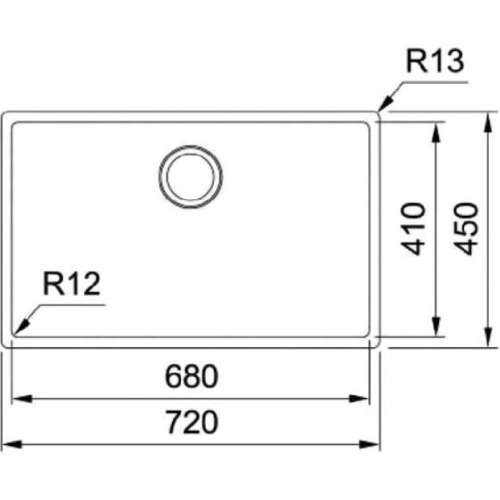 Кухонная мойка Franke BXX 210-68 нержавеющая сталь полированная 127.0677.199