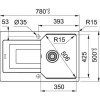 Кухонная мойка Franke UBG 611-78 114.0612.295 оникс