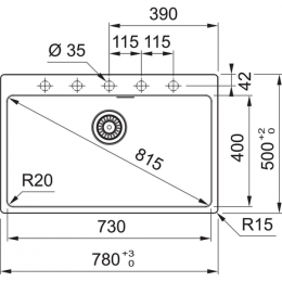 Кухонная мойка Franke MRG 610-73 белый 114.0661.706