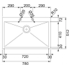 Кухонная мойка Franke PPX 210-78 нержавеющая сталь 127.0198.197