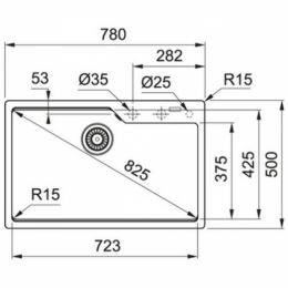 Кухонная мойка Franke UBG 610-78 белый 114.0582.219