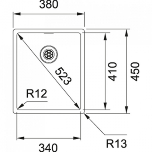 Кухонная мойка Franke BXX 210/110-34 нержавеющая сталь 127.0369.056