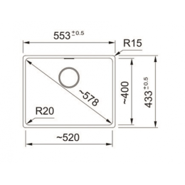 Кухонная мойка Franke MRG 110-52 грифельный серый 125.0731.690
