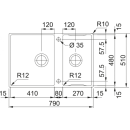 Кухонная мойка Franke BWX 220-41-27 127.0579.559