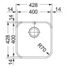 Кухонная мойка Franke FEX 110-40 (122.0689.807)