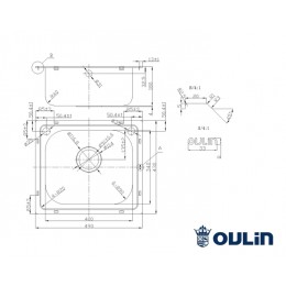 Кухонная мойка Oulin OL-203