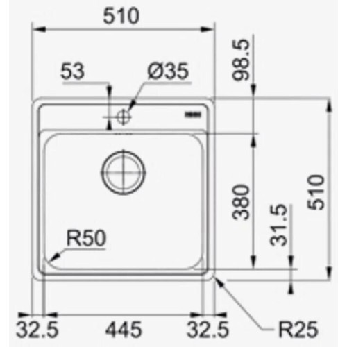 Кухонная мойка Franke BCX 110-55 TL (122.0689.806)