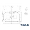 Кухонная мойка Oulin OL-330