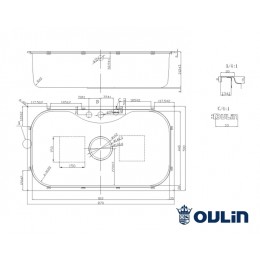 Кухонная мойка Oulin OL-330