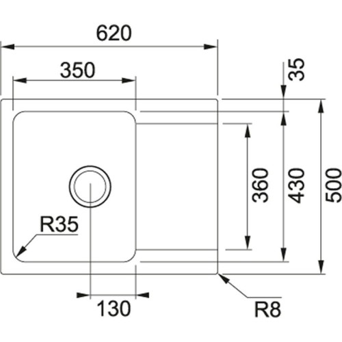 Кухонная мойка Franke OID 61162 оникс (114.0443.356)