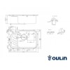 Кухонная мойка Oulin OL-327R