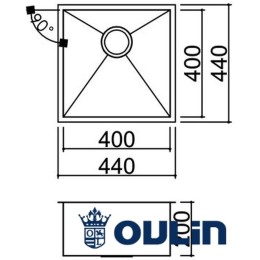 Кухонная мойка Oulin OL-F101