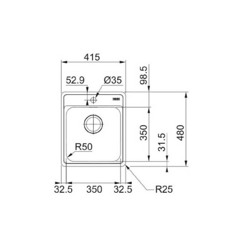 Кухонная мойка Franke BCX 610-42 TL (101.0689.880)