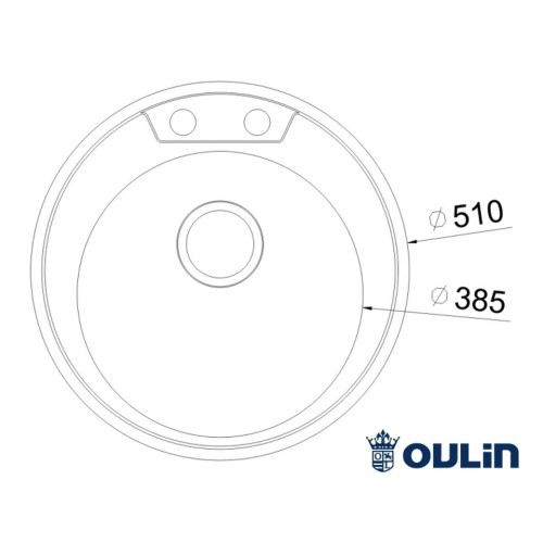 Кухонная мойка Oulin OL-R510