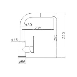 Смеситель для мойки Oulin OL-8607S