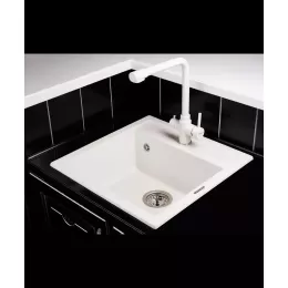 Смесители для кухни Kuppersberg Geo KG2385CR WHITE ALABAS
