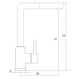 Смесители для кухни Kuppersberg Geo KG2385CR WHITE ALABAS
