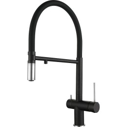Смеситель для кухни Rivelato Adria 1523517 antracite/cromo