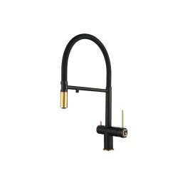 Смеситель для кухни Rivelato Adria 1523517 antracite/oro