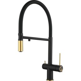 Смеситель для кухни Rivelato Adria 1523517 nero/oro