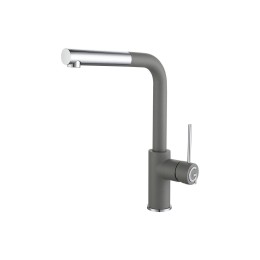 Смеситель для кухни Rivelato Albano 1573503 grigio/cromo