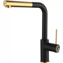 Смеситель для кухни Rivelato Albano 1573503 nero/oro