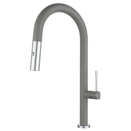 Смеситель для кухни Rivelato Asti 3972500 grigio/cromo