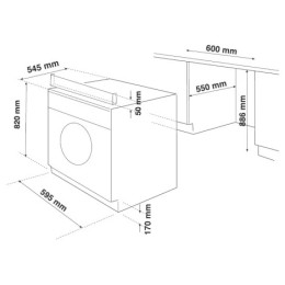 Встраиваемая стиральная машина MAUNFELD MBWM 1485W