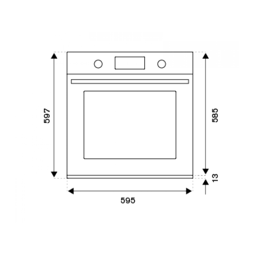 Электрический духовой шкаф Bertazzoni F6011HERVPTNE/23