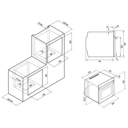 Электрический духовой шкаф Krona ESSENZA 60 BL