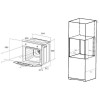 Электрический духовой шкаф MAUNFELD EOEC 586 W