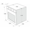 Газовый духовой шкаф MAUNFELD MGOG.673S