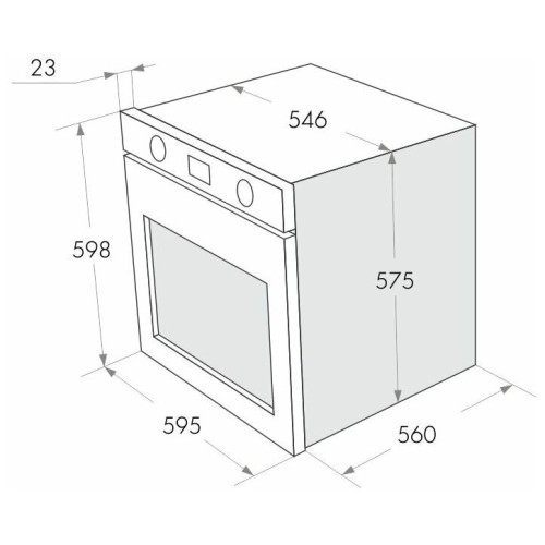 Газовый духовой шкаф MAUNFELD MGOG.673W