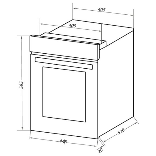 Электрический духовой шкаф MAUNFELD EOEC516W