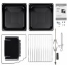 Газовый духовой шкаф Krona STRETTO 45 WH