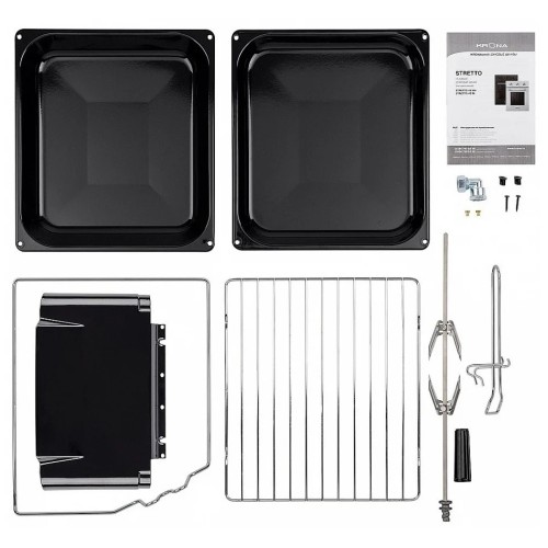 Газовый духовой шкаф Krona STRETTO 45 WH