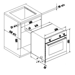 Электрический духовой шкаф Zigmund & Shtain EN 117.921 W