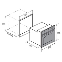 Электрический духовой шкаф Zigmund & Shtain E 161 B
